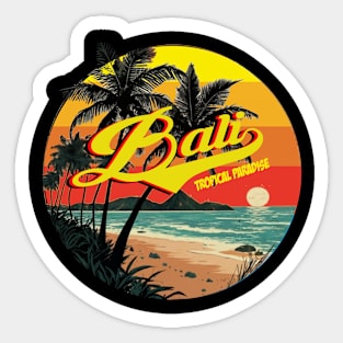 Retro Bali Sticker